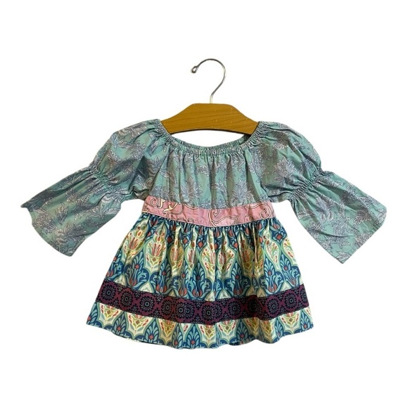 Matilda Jane Secret Fields Paisley Petals Top Size 18 Months Boho - Picture 3 of 7